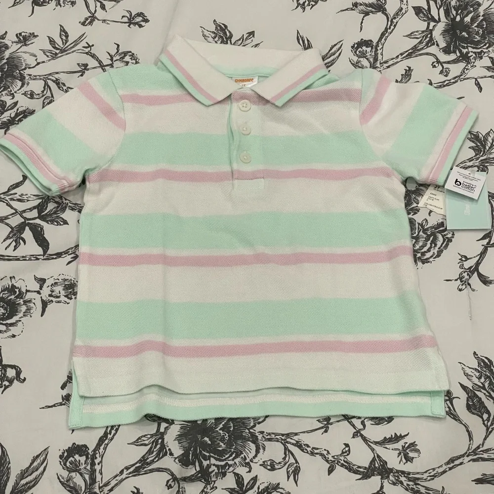 New Gymboree 2T‎ Striped Collared Polo